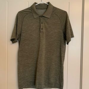 Mint Lululemon metal vent tech polo, sage